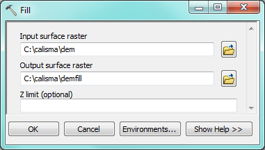 ArcGIS Fill Box