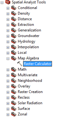 ArcGIS Raster Calculator